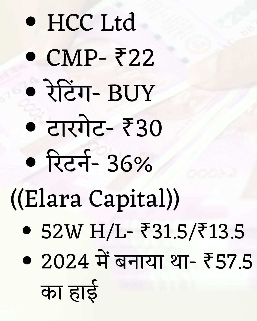 HCC Share Price Target 2026