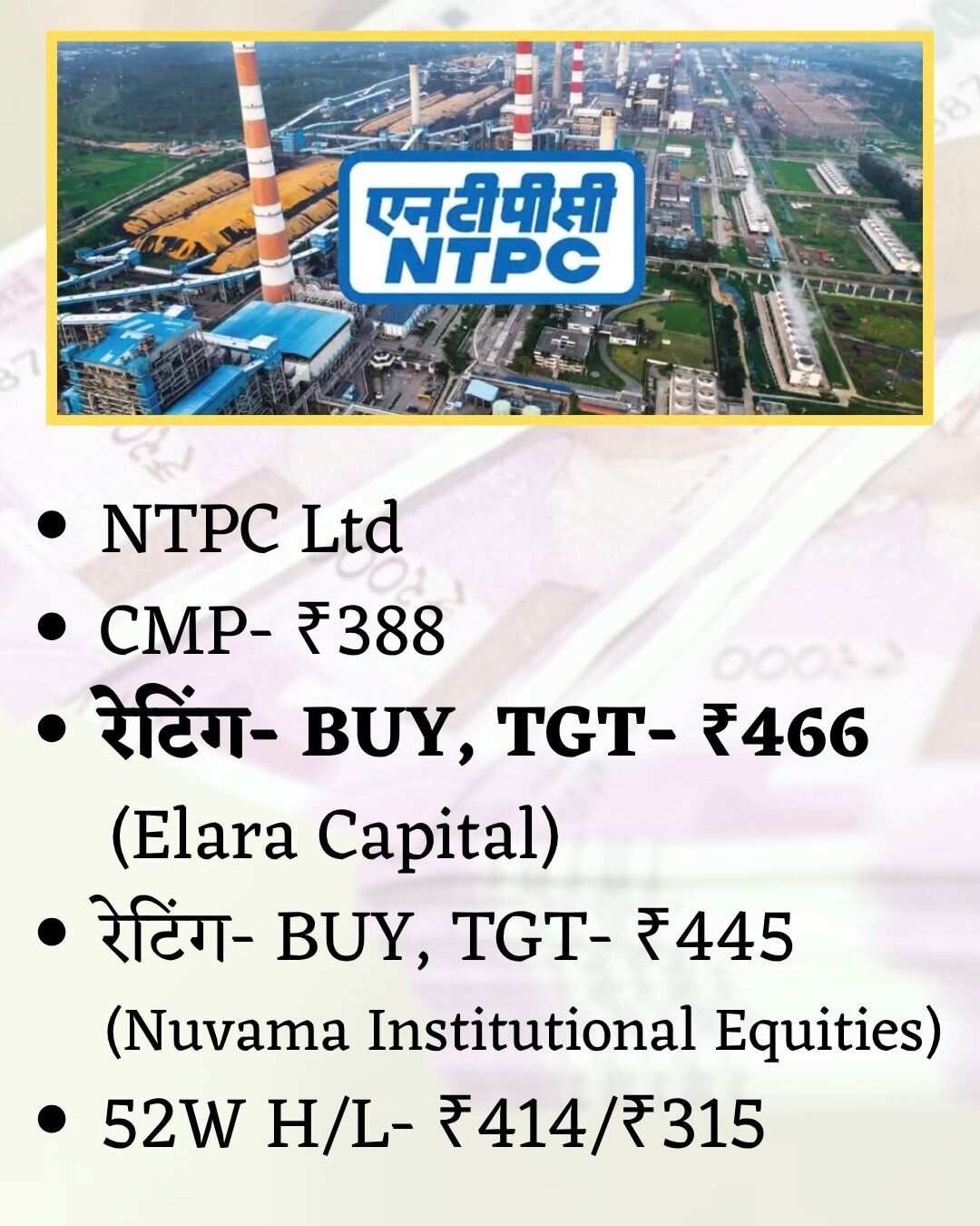 NTPC SHare Price Target
