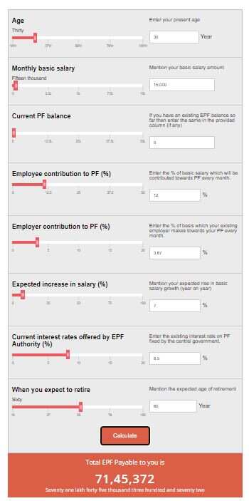 Provident Fund Calculator on New Wage Code