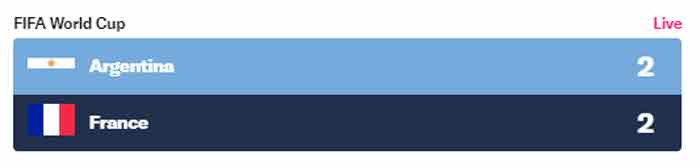 Argentina Vs France FIFA World Cup Final 2022 LIVE