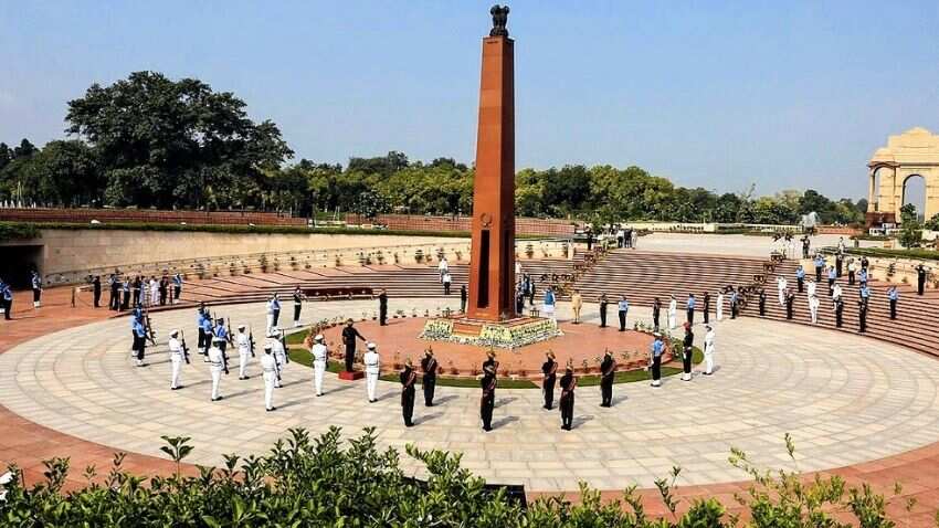 Amar Jawan Jyoti At India Gate Merged With Eternal Flame At National