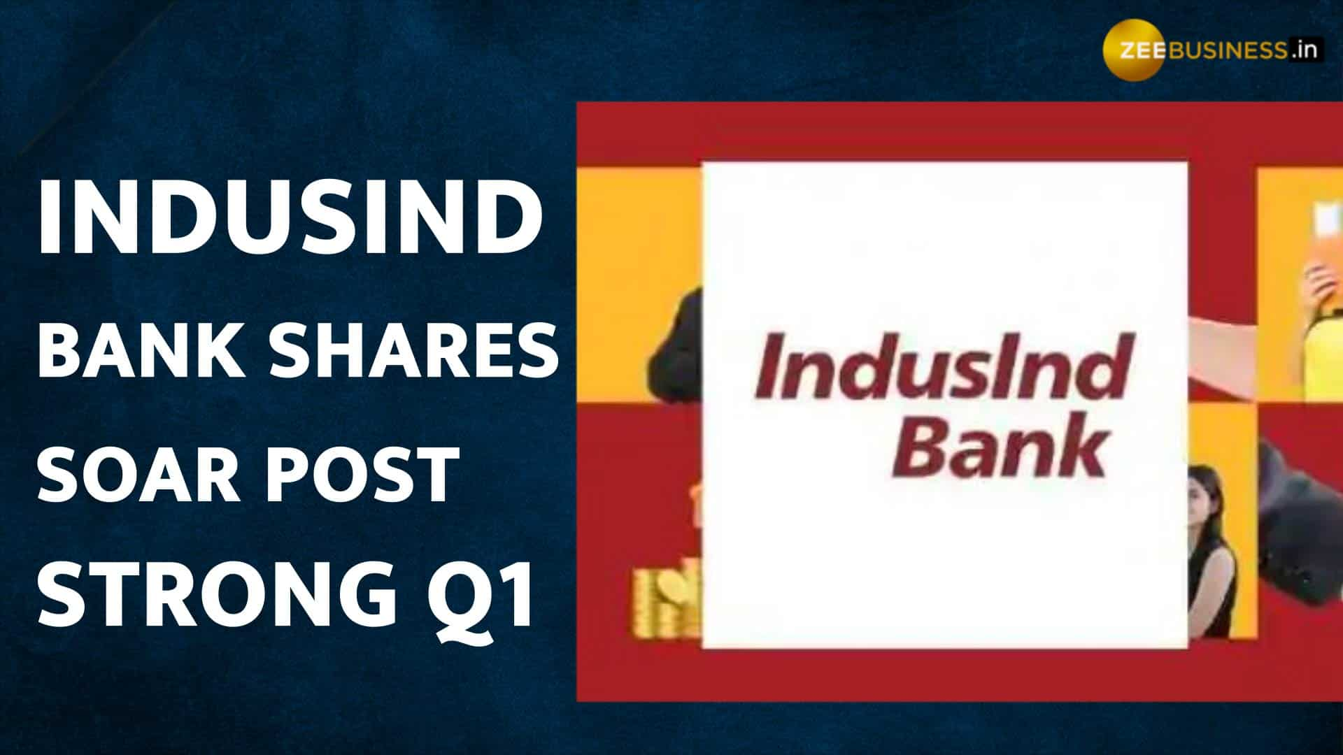 Indusind Bank Shares Jump After Apr Jun Earnings Zee Business