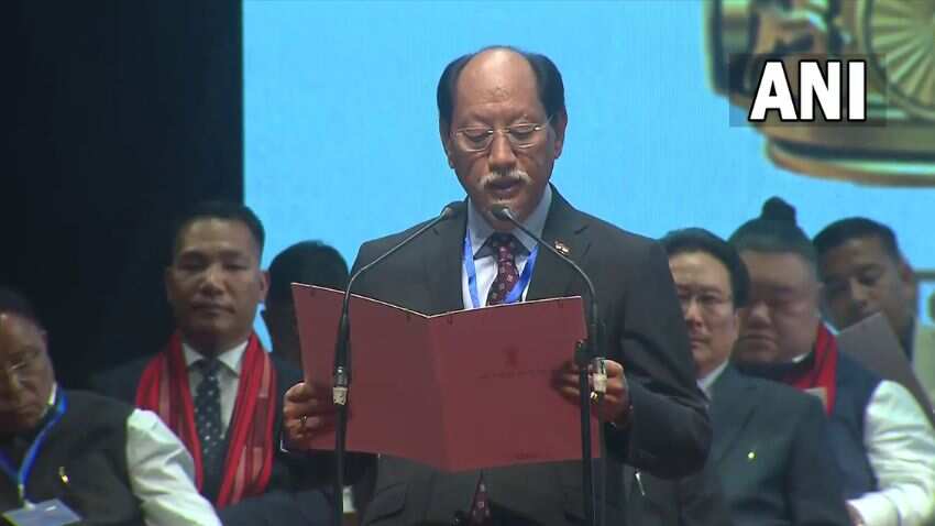 Neiphiu Rio Takes Oath As Chief Minister Of Nagaland For Th Term Zee