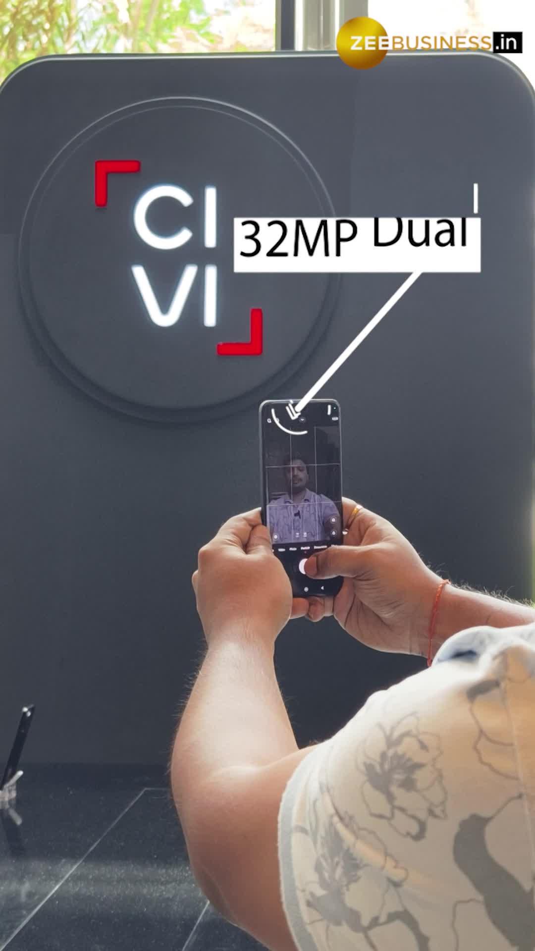 Xiaomi Civi Camera Centric Smartphone With Dual Selfie Ai Camera