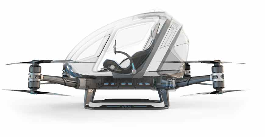 इस देश में लॉन्च की गई ड्राइवर लेस ड्रोन टैक्सी, 35 किलोमीटर तक कर सकेंगे यात्रा