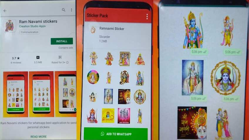 WhatsApp पर नए स्टीकर्स के साथ दें राम नवमी की शुभकामनाएं