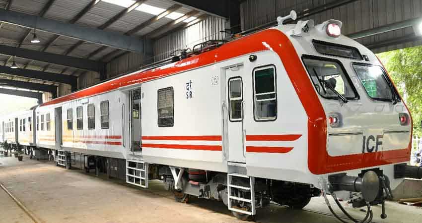 ICF कोच फैक्ट्री ने हाई स्पीड MEMU ट्रेन विकसित की 