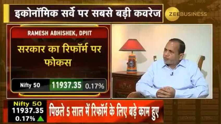 आर्थिक सर्वे 2019-20: सरकार पॉलिसी भी बना रही और उसको लागू करने पर भी जोर दे रही: DPIIT सेक्रेटरी