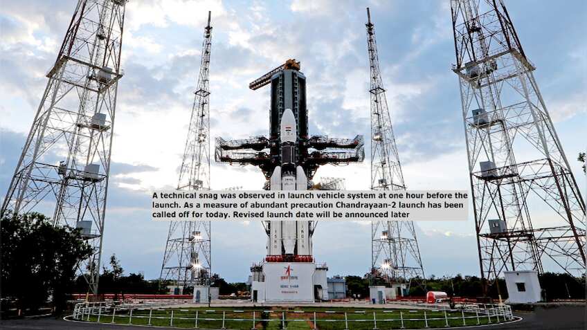 चंद्रयान-2 की लॉन्चिंग फिलहाल तकनीकी वजहों से टली, ISRO ने कही ये बात