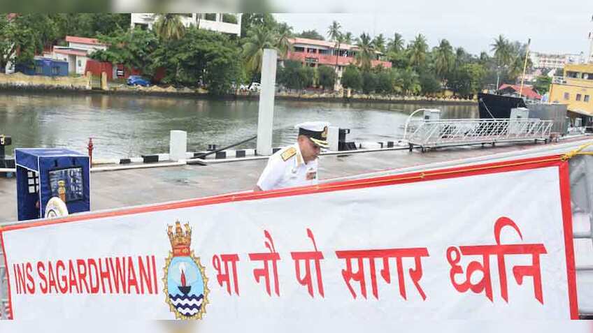 आईएनएस सागरध्‍वनि को नौसेना बेस से किया गया रवाना, दिया गया है ये लक्ष्य 