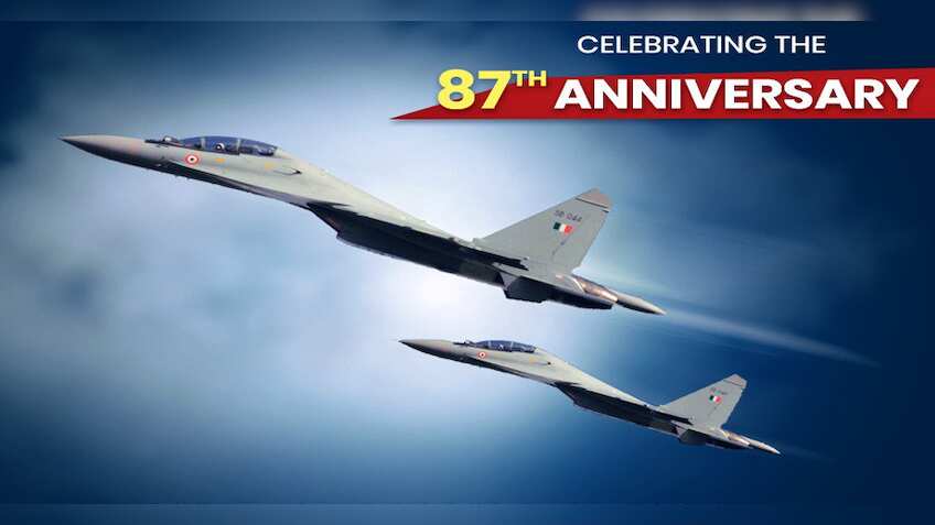 Indian Air Force ने एयरफोर्स डे पर दिखाई अपनी ताकत, एयरशो में दिखे ये खूबसूरत नजारे
