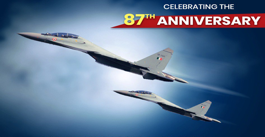 Indian Air Force ने एयरफोर्स डे पर दिखाई अपनी ताकत, एयरशो में दिखे ये खूबसूरत नजारे