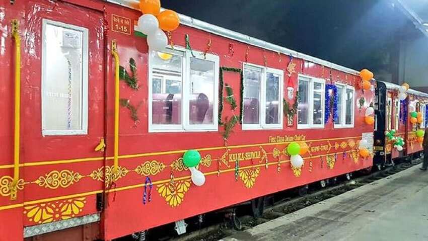 शिमला जाने वाले रेल यात्रियों को रेलवे ने दिया तोहफा 