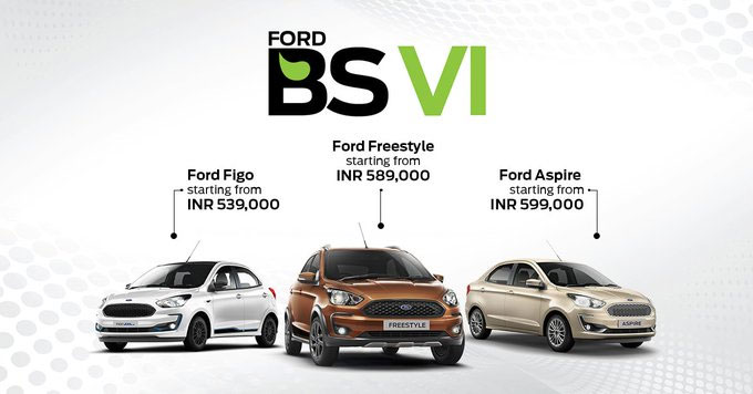 FORD ने एकसाथ लॉन्च की 3 कारें, जानिए क्या है फीचर और प्राइस