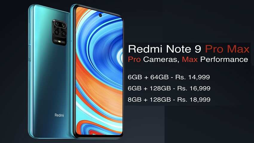 Redmi Note 9 Pro Max की कीमत