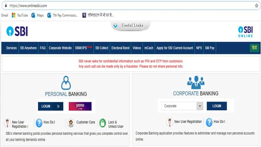 Sbi Internet Banking घर ब ठ महज 2 म नट म न ट ब क ग क ल ए ख द क ऐस कर रज स टर Zee Business Hindi