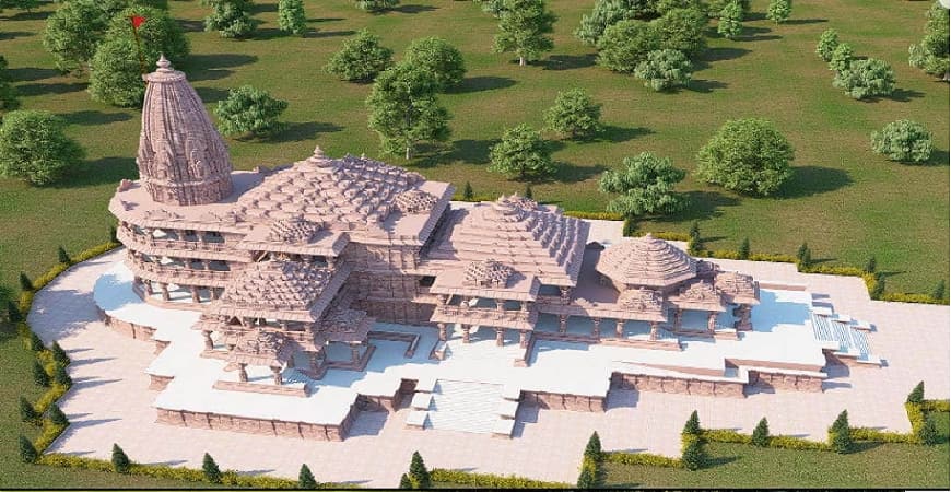 अयोध्या में बन रहा राम मंदिर पहले तैयार किए गए डिजाइन की तुलना में ज्यादा भव्य और बड़ा बनाया जाएगा.