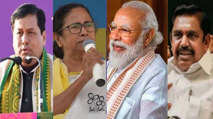 Assembly Election Results 2021 Live Update: बंगाल में 'दीदी' की वापसी, असम-पुड्डुचेरी में  BJP, तमिलनाडु में DMK का परचम, केरल में दोबारा LDF