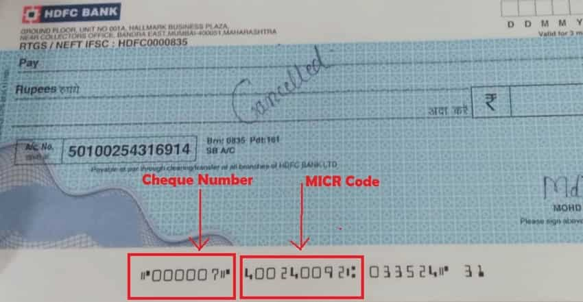 Bank Cheque पर छपे होते हैं ये 7 'खास' नंबर्स, खोल देते हैं बैंक अकाउंट ...