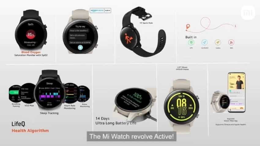 Xiaomi Mi Watch Revolve Active की 9,999 रुपए कीमत