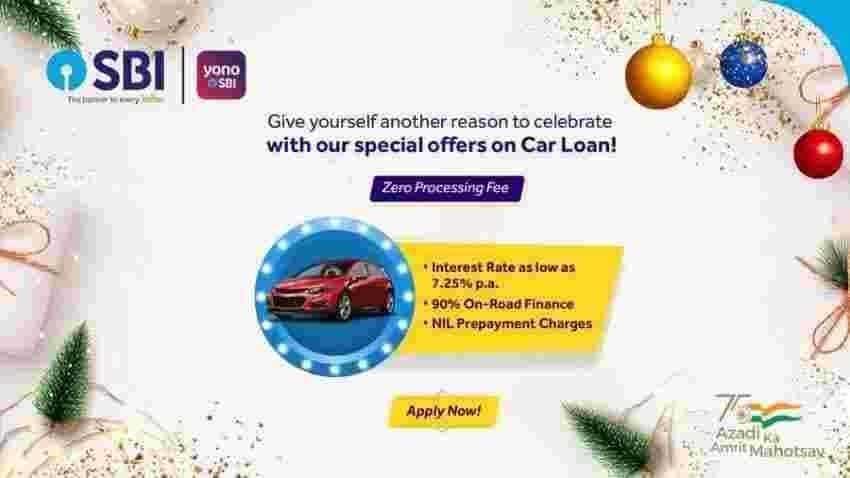 Christmas 2021: जीरो प्रोसेसिंग फीस पर कार लोन दे रहा SBI, जानिए इंटरेस्ट रेट, ईएमआई और दूसरी डिटेल्स