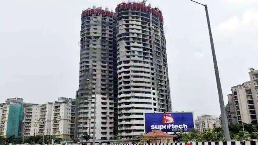 सुपरटेक ट्विन टावर को गिराने के लिए 14 विभागों से मिली NOC, करीब 9 सेकेंड में किया जाएगा ध्वस्त