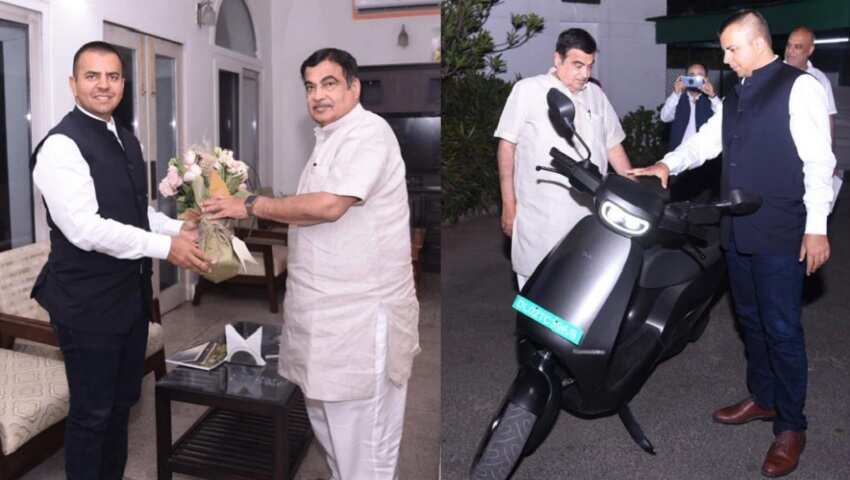 Ola Electric के सीईओ भाविश अग्रवाल की नितिन गडकरी से मुलाकात, EVs में आग की जांच के बीच मीटिंग