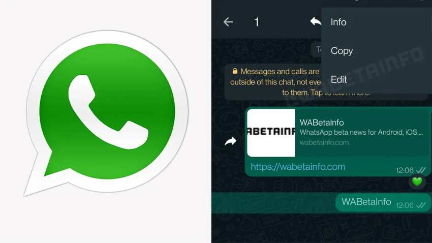 WhatsApp Edit Button Feature