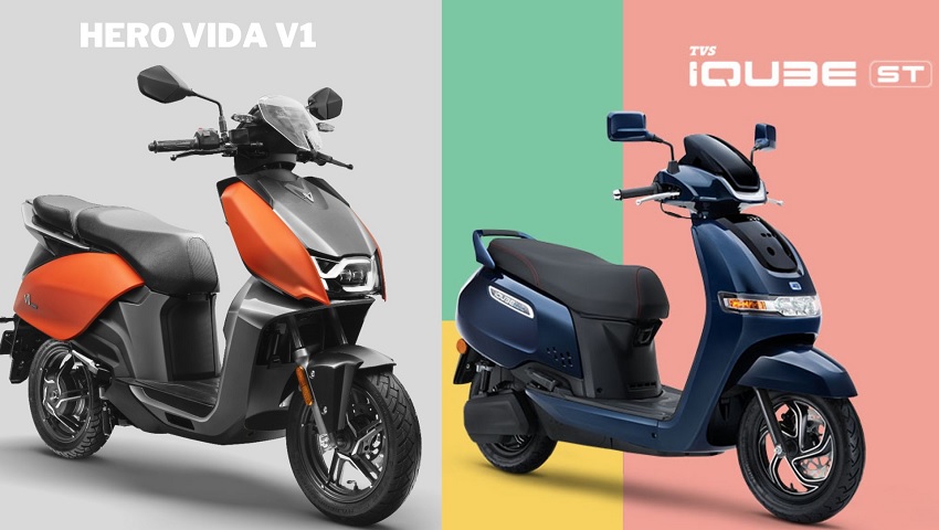 Hero Vida V1 vs TVS iQube ST: कौन सा इलेक्ट्रिक स्कूटर खरीदना चाहेंगे आप? यहां समझें पूरी डीटेल