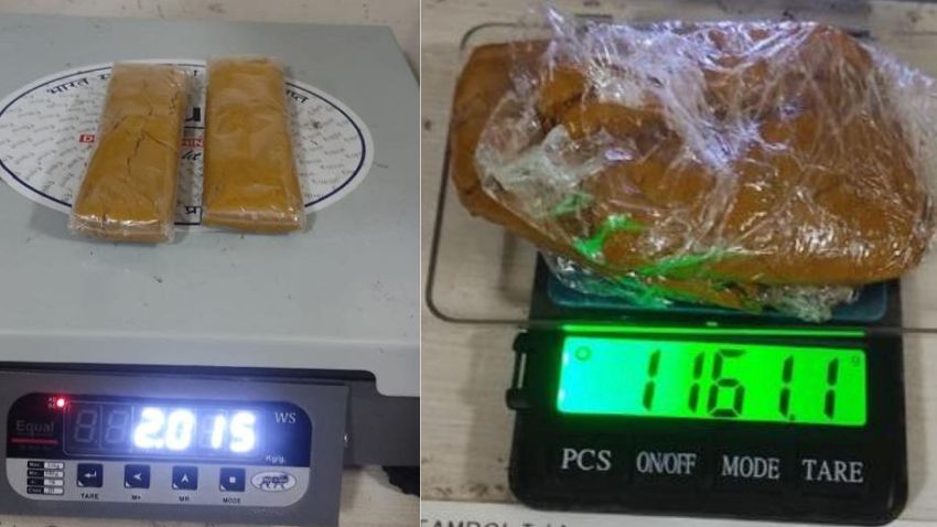 मुंबई एयरपोर्ट ने बीते 24 घंटे में जब्त किया 15 किलो सोना और 22 लाख रुपए की विदेशी मुद्रा, 7 लोग गिरफ्तार