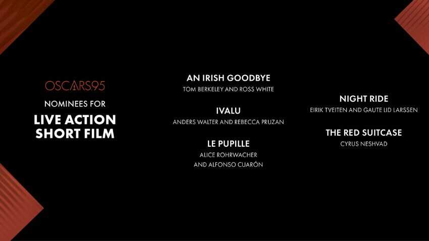 The nominations for Live Action Short Film