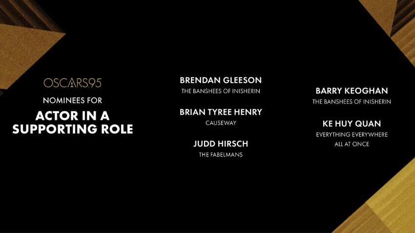 The nominations for Actor in a Supporting Role