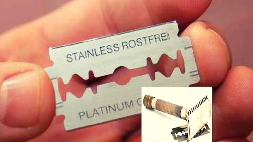 ब्‍लेड को देखकर क्‍या कभी ये खयाल आया कि इसके बीच में एक डिजायन क्‍यों बनाया जाता है?