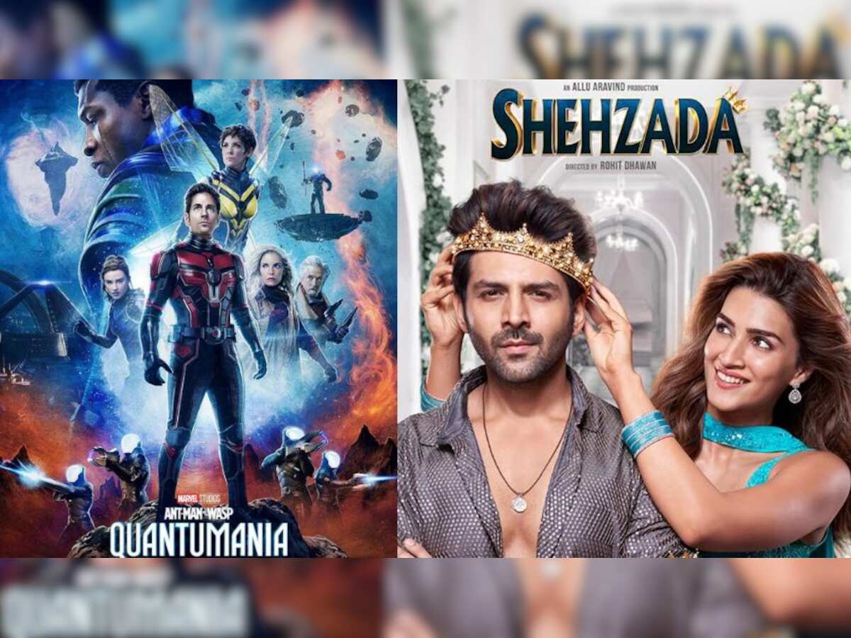 shehzada vs ant man 3 vs pathaan advance booking report: marvel film  smashes kartik aaryan movie, shah rukh khan-starrer still strong on week 4  bollywood news