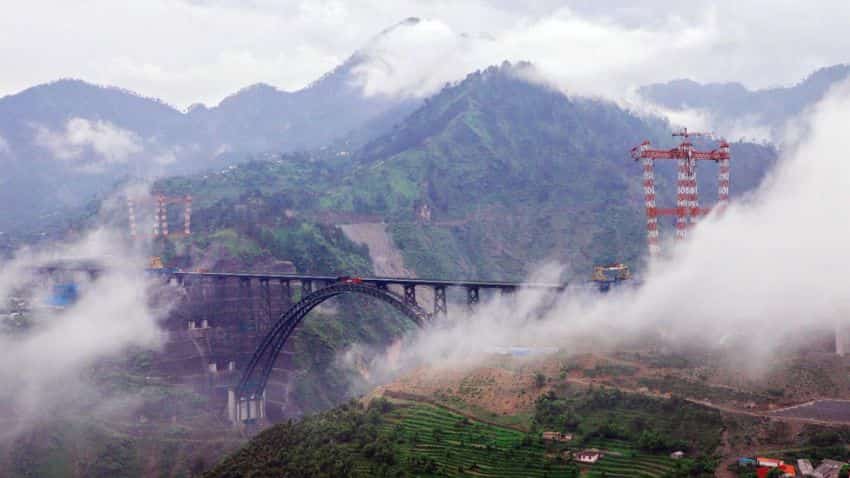Chenab Bridge engineering milestone