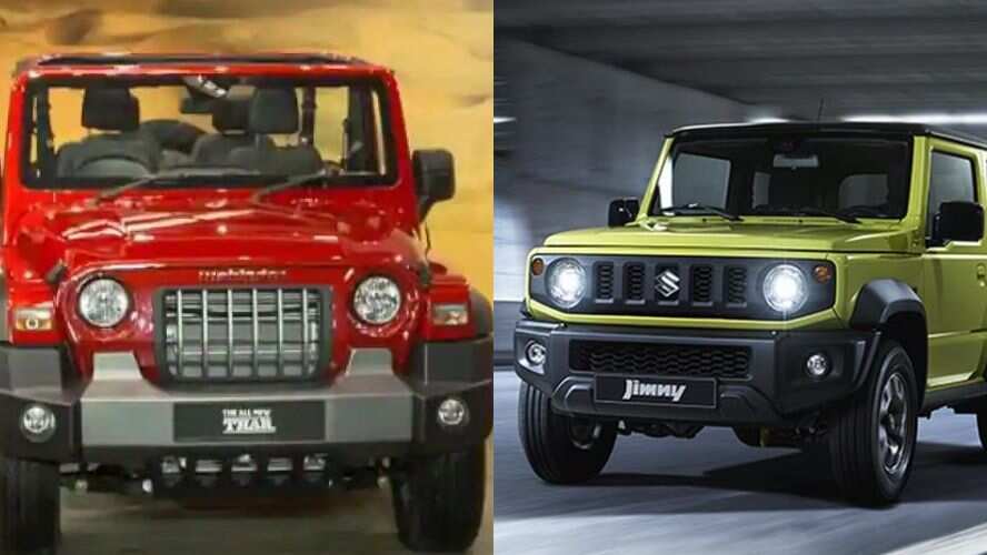 Mahindra Thar Vs Maruti Jimny: एक्सटीरियर लुक