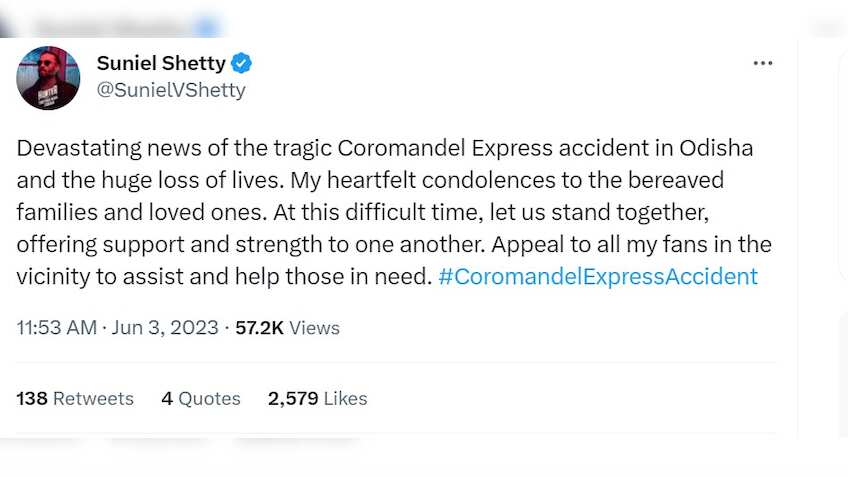 Odisha Train Accident: ओडिशा ट्रेन एक्सीडेंट पर बॉलीवुड सितारों ने जताया दुख, ट्वीट कर दी श्रद्धांजलि