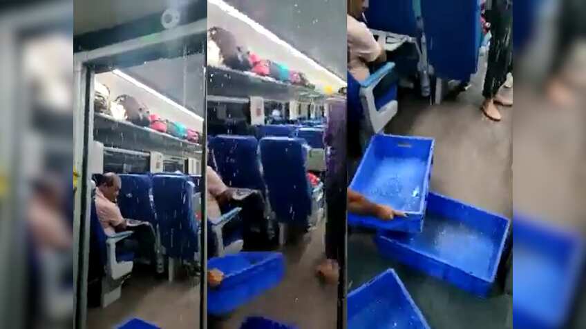 पहली बारिश में ही टपकने लगी Vande Bharat की छत? Congress ने वायरल वीडियो शेयर कर उड़ाया मजाक, देखें वीडियो