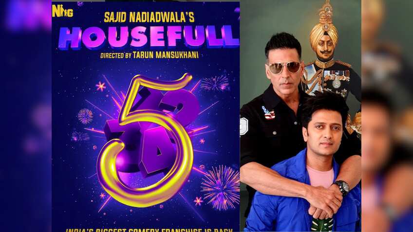 Housefull-5: फैंस को हंसाने के लिए फिर से आ रही है 'हाउसफुल-5', अक्षय कुमार ने पोस्‍टर शेयर कर बताई रिलीज डेट
