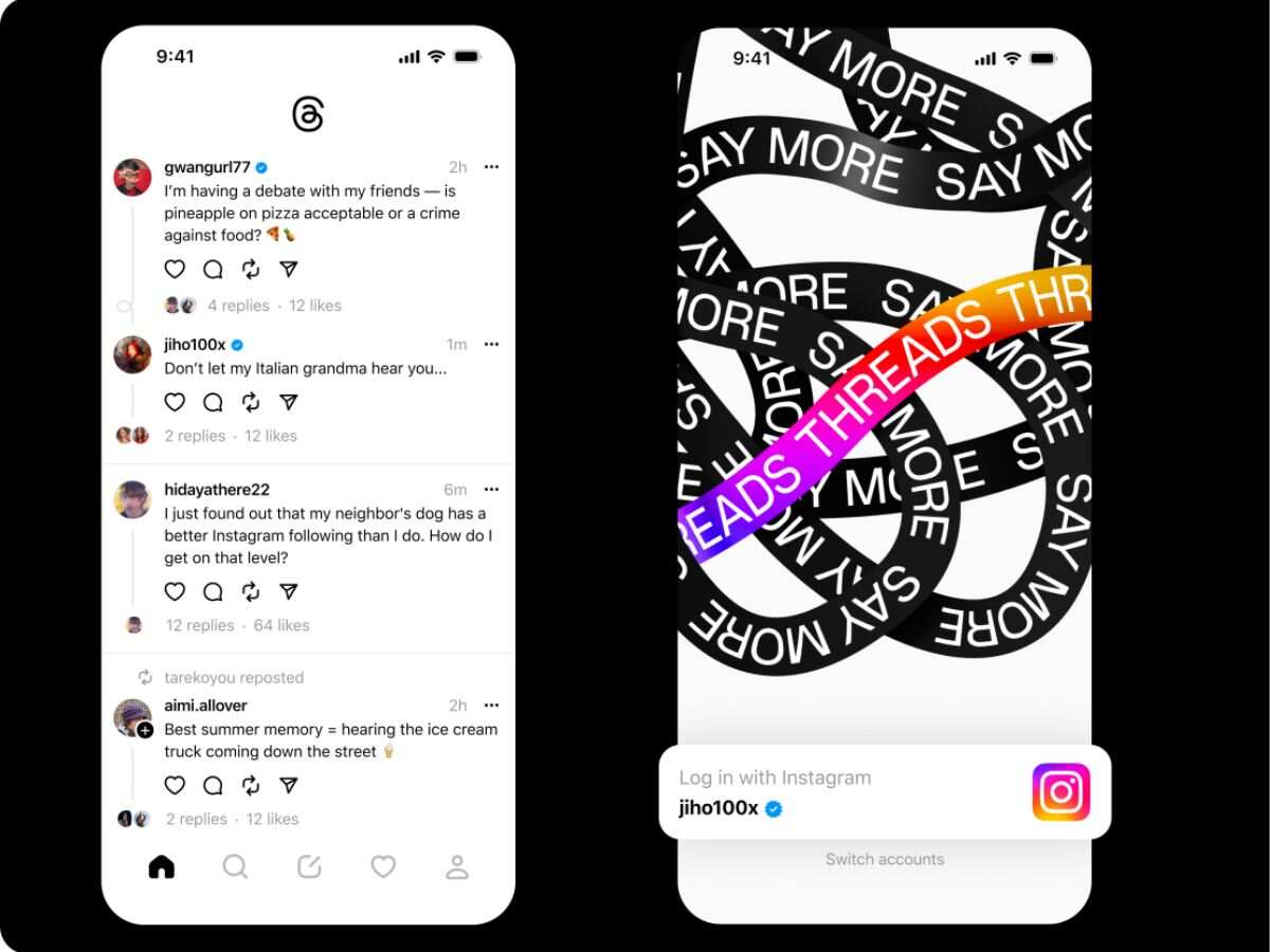 Instagram Threads: Twitter को टक्कर देने आ गया Meta का नया ऐप, यहां देखें Look और Sign-up करने का तरीका