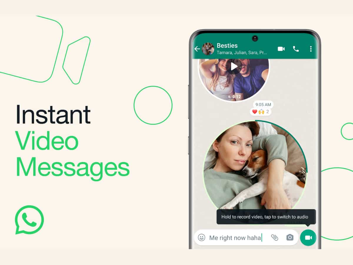 टाइप नहीं करना है तो वीडियो बनाकर भेजे WhatsApp पर मैसेज, ऐसे इस्तेमाल करें Instant Video Messages फीचर 