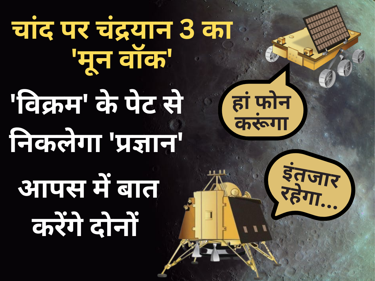 चंद्रयान-3: लैंड करने के बाद रोवर 'प्रज्ञान' तो चांद पर टहलने (मून वॉक) निकल जाएगा, लैंडर 'विक्रम' का क्या होगा?