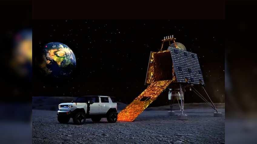 चांद पर Thar.e! आनंद महिंद्रा ने शेयर किया वीडियो, ISRO के लिए कही ये बात