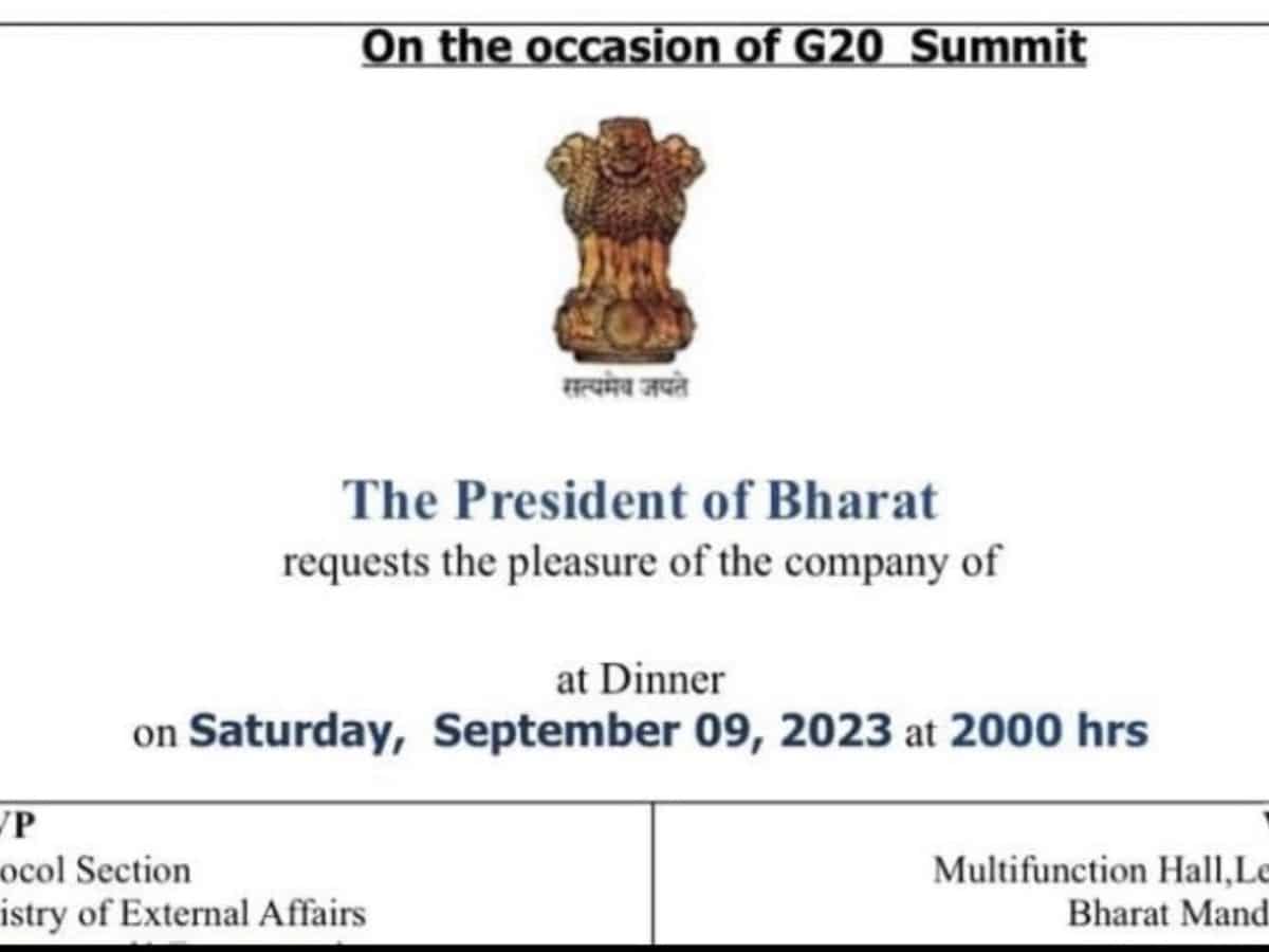 सोशल मीडिया पर छाया President Of Bharat लिखा G-20 डिनर कार्ड, क्‍या है माजरा, जानें कहां से आया भारत और इंडिया शब्‍द?