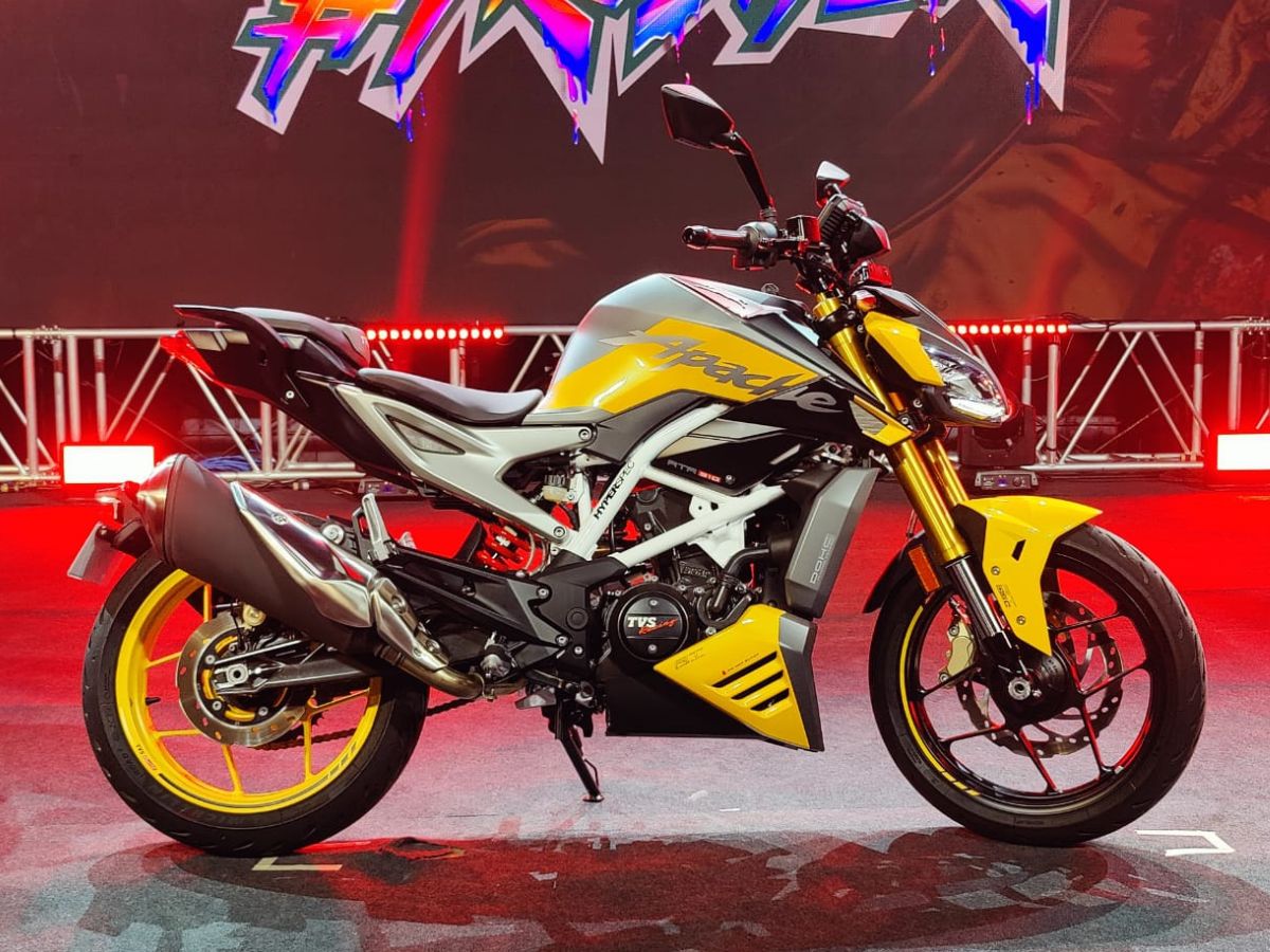 TVS Apache RTR 310 आज देगी दस्तक! कंपनी ने जारी किया Teaser, मिल सकते ...