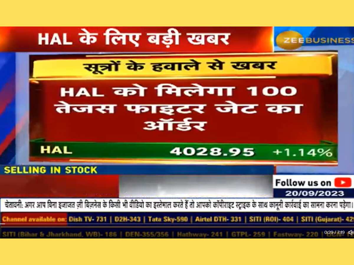 Exclusive: नवरत्‍न डिफेंस कंपनी HAL को मिल सकता है ₹80,000 करोड़ का बड़ा ऑर्डर; गिरते बाजार में स्‍टॉक भागा 