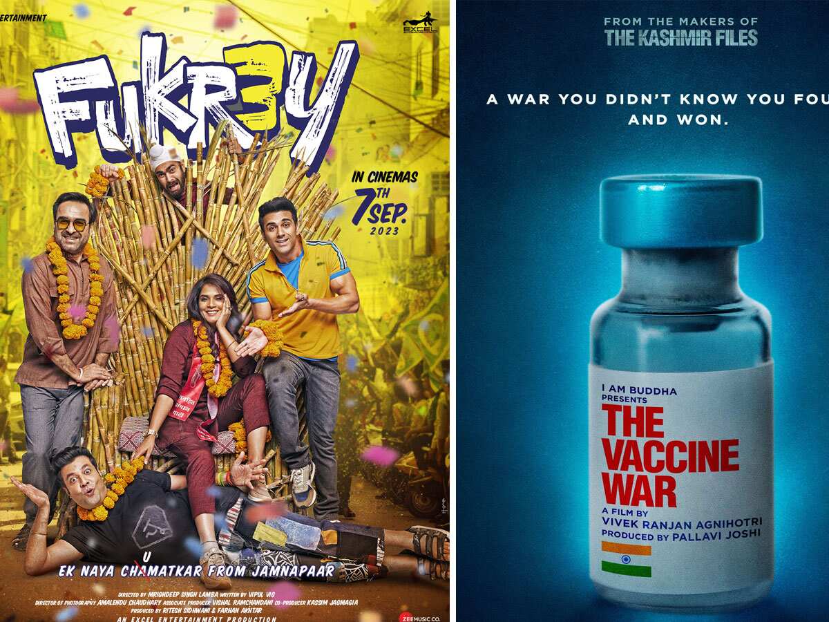 Box Office: Fukrey 3 की शानदार शुरुआत, उम्मीद से कम रहा The Vaccine War का कलेक्शन