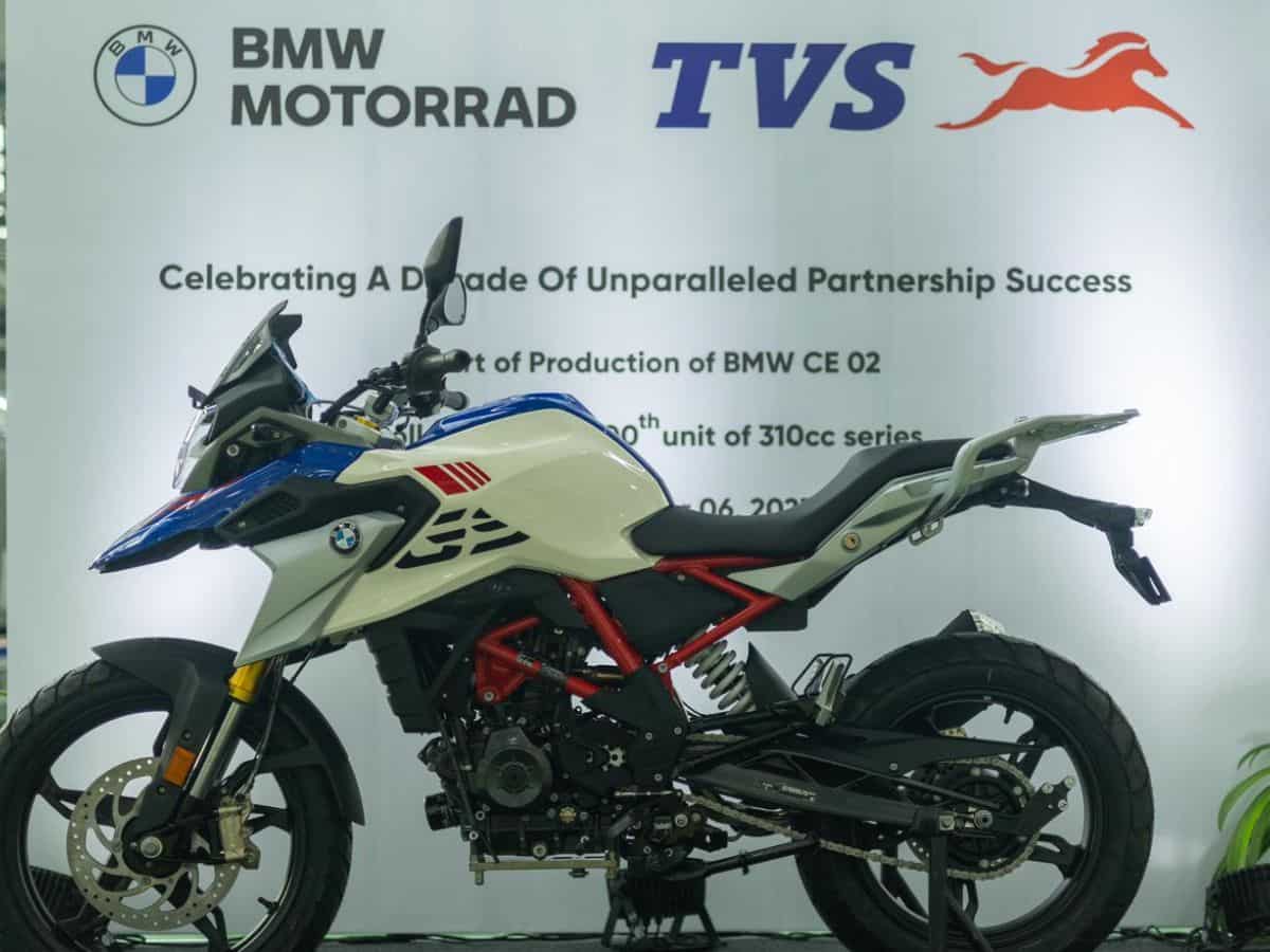 TVS-BMW पार्टनरशिप के 10 साल पूरे, BMW Motorrad ने लॉन्च की 310cc मोटरसाइकिल की 1,50,000 यूनिट्स