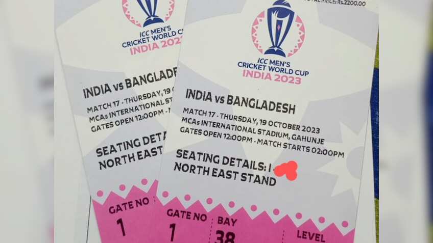 India Vs BAN ICC World Cup 2023 Ticket: इंडिया-बांग्लादेश मैच टिकट खरीदने का आखिरी मौका, BCCI ने जारी किए इतने टिकट्स
