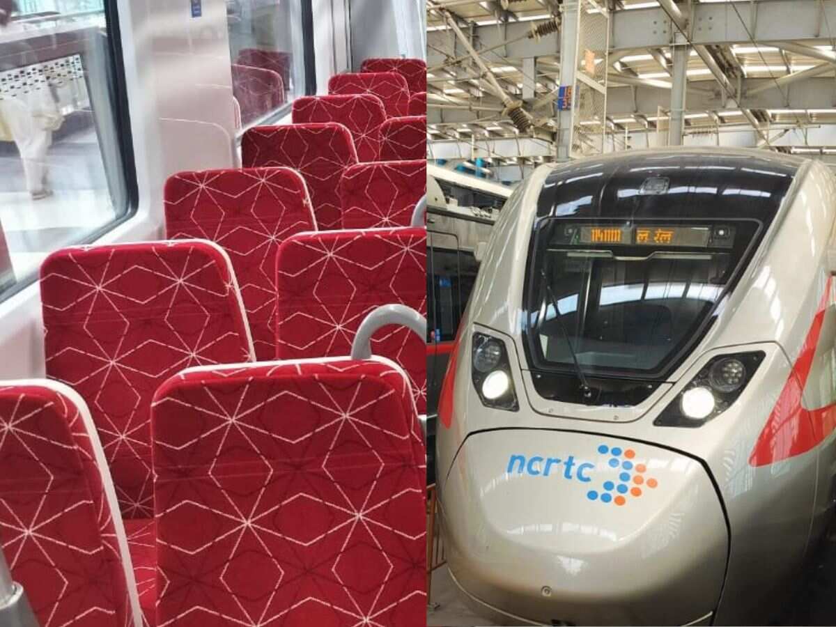 RapidX Train: बड़ी खिड़की, कंफर्टेबल सीट, देखिए दिल्ली-मेरठ RapidX ट्रेन का फर्स्ट इनसाइड लुक
